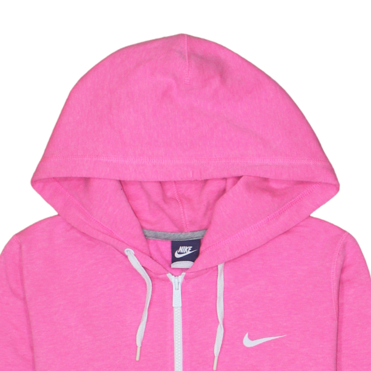 Womens UK Size L Nike Pink Full Zip Hoodie