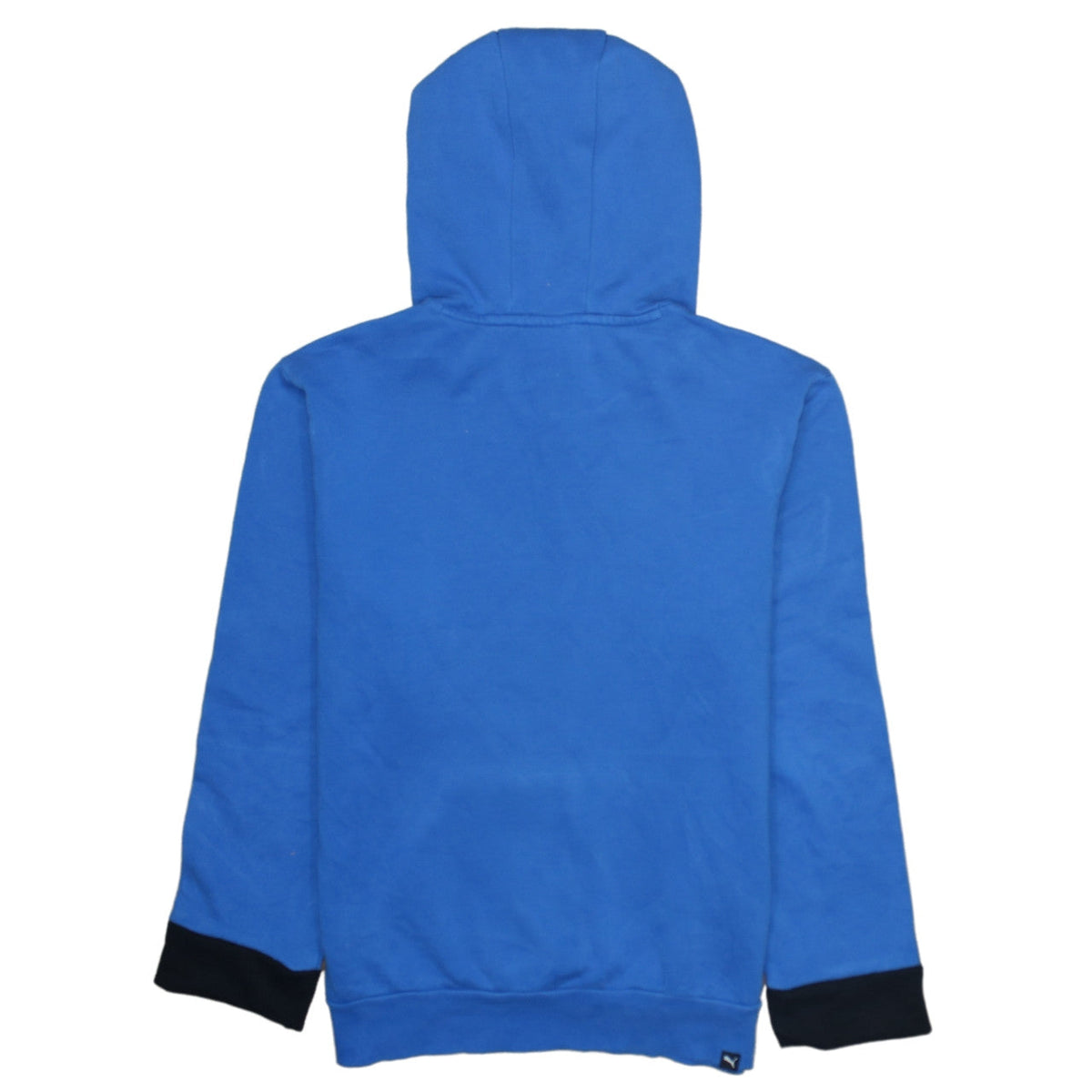 Mens UK Size S PUMA Blue Pullover Hoodie