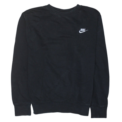 Mens UK Size M Nike Black Pullover Sweatshirt