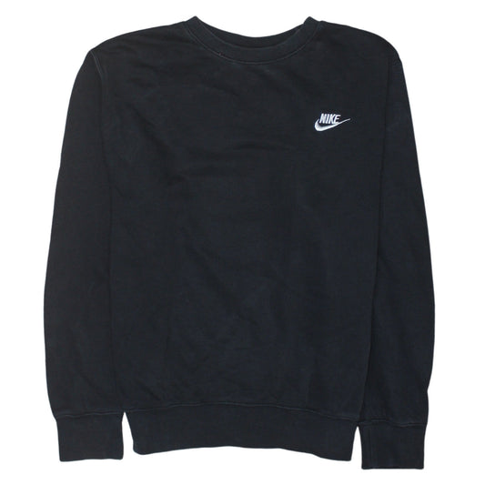 Mens UK Size M Nike Black Pullover Sweatshirt