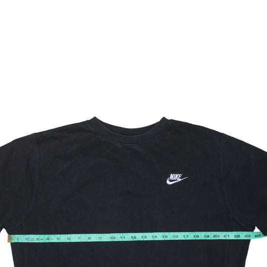 Mens UK Size M Nike Black Pullover Sweatshirt