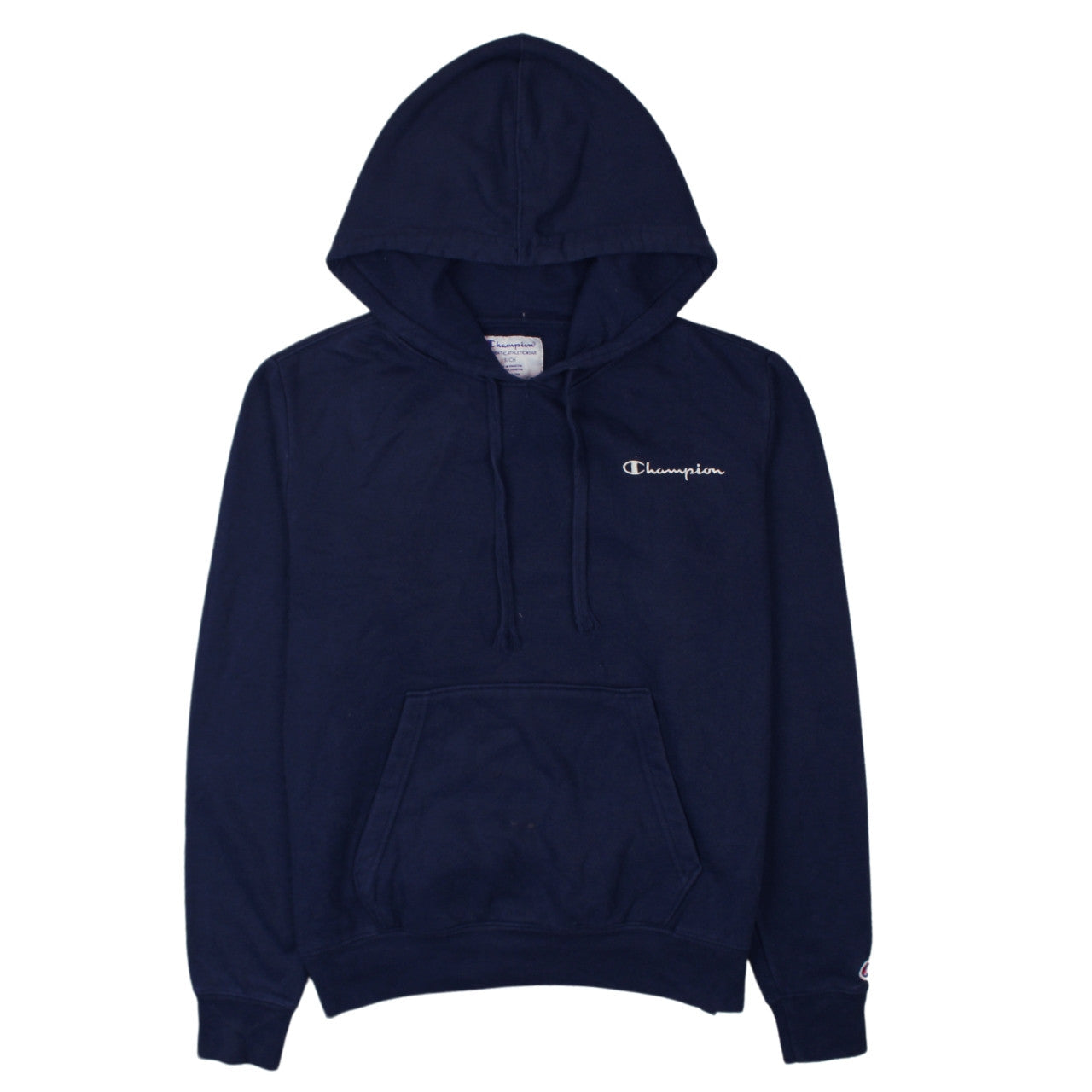 Mens UK Size S Champion Blue Pullover Hoodie