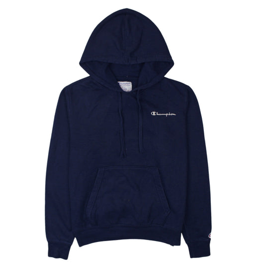 Mens UK Size S Champion Blue Pullover Hoodie