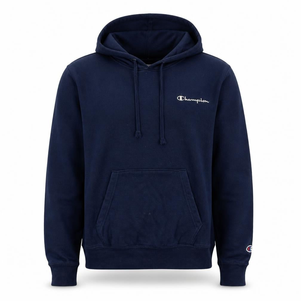 Mens UK Size S Champion Blue Pullover Hoodie