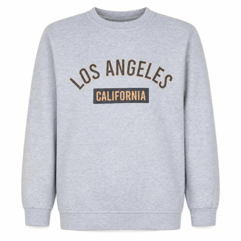 Mens UK Size M Uneek Grey Pullover Sweatshirt