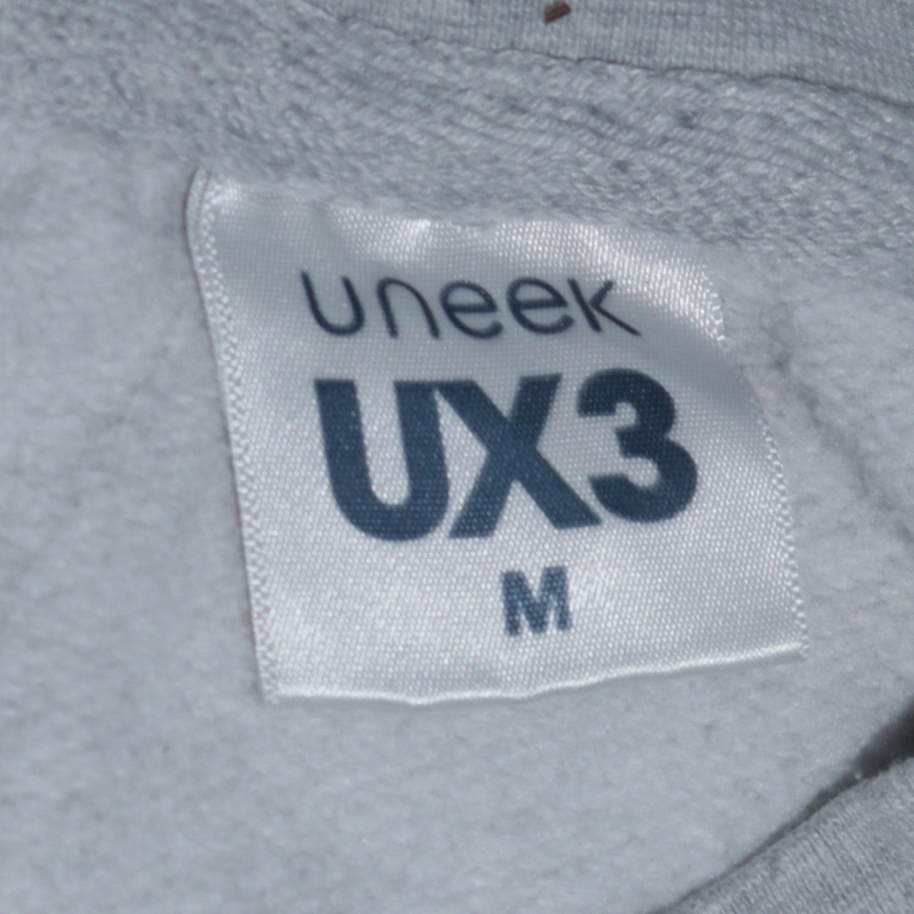 Mens UK Size M Uneek Grey Pullover Sweatshirt