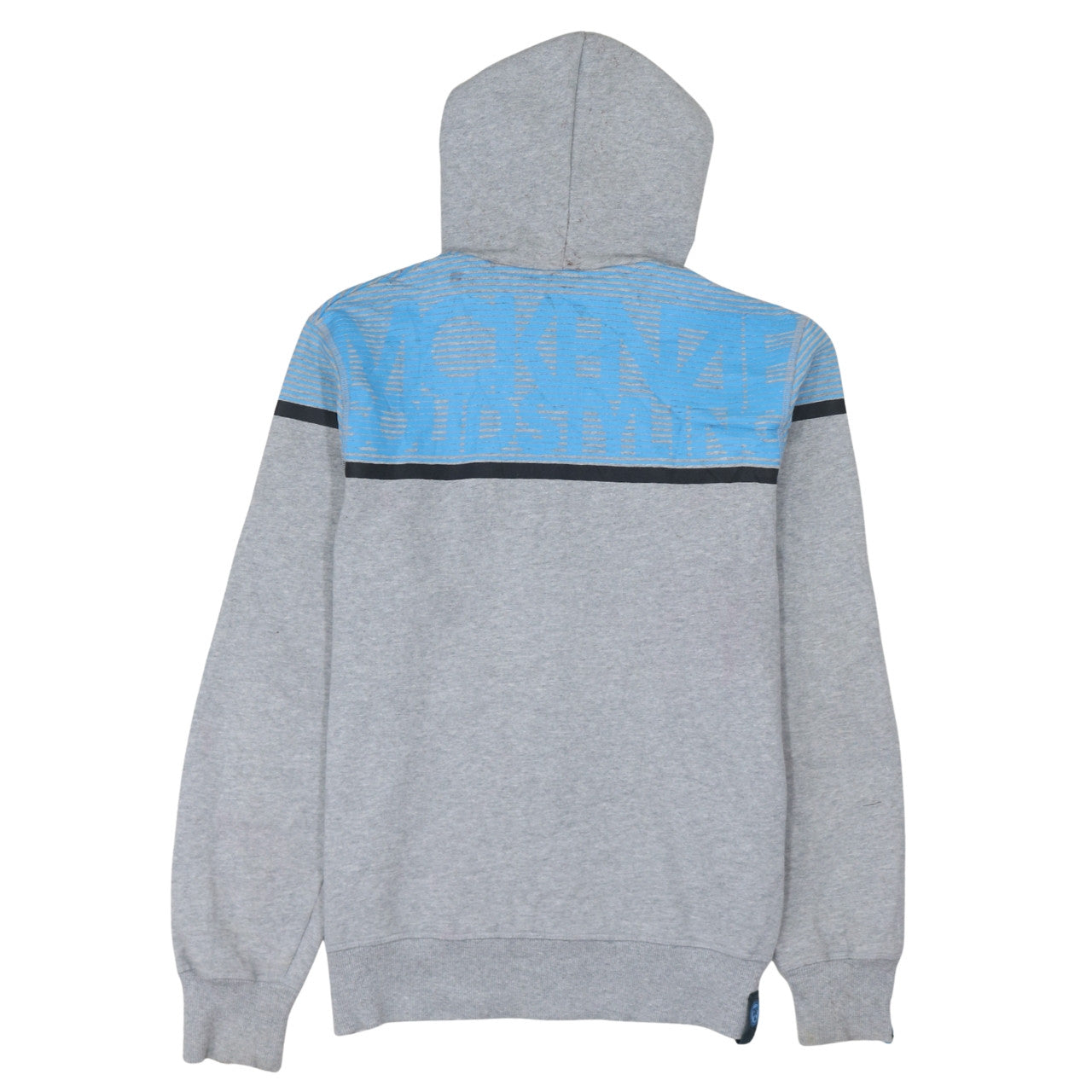 Mens UK Size M McKenzie Grey Full Zip Hoodie