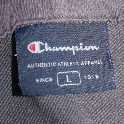 Mens UK Size L Champion Grey Pullover Hoodie