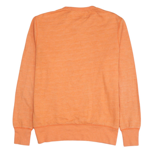 Mens UK Size S Levi's Orange Pullover Sweatshirt
