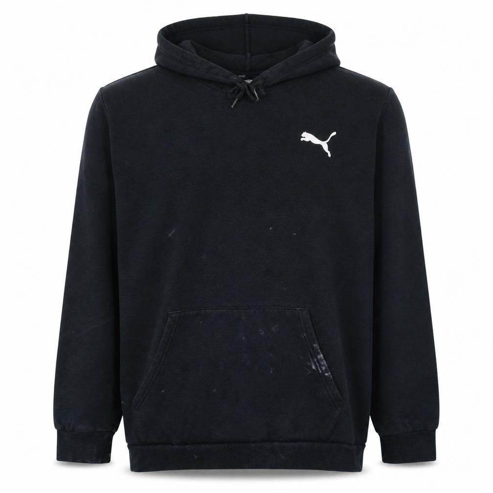 Mens UK Size 2XL PUMA Black Pullover Hoodie