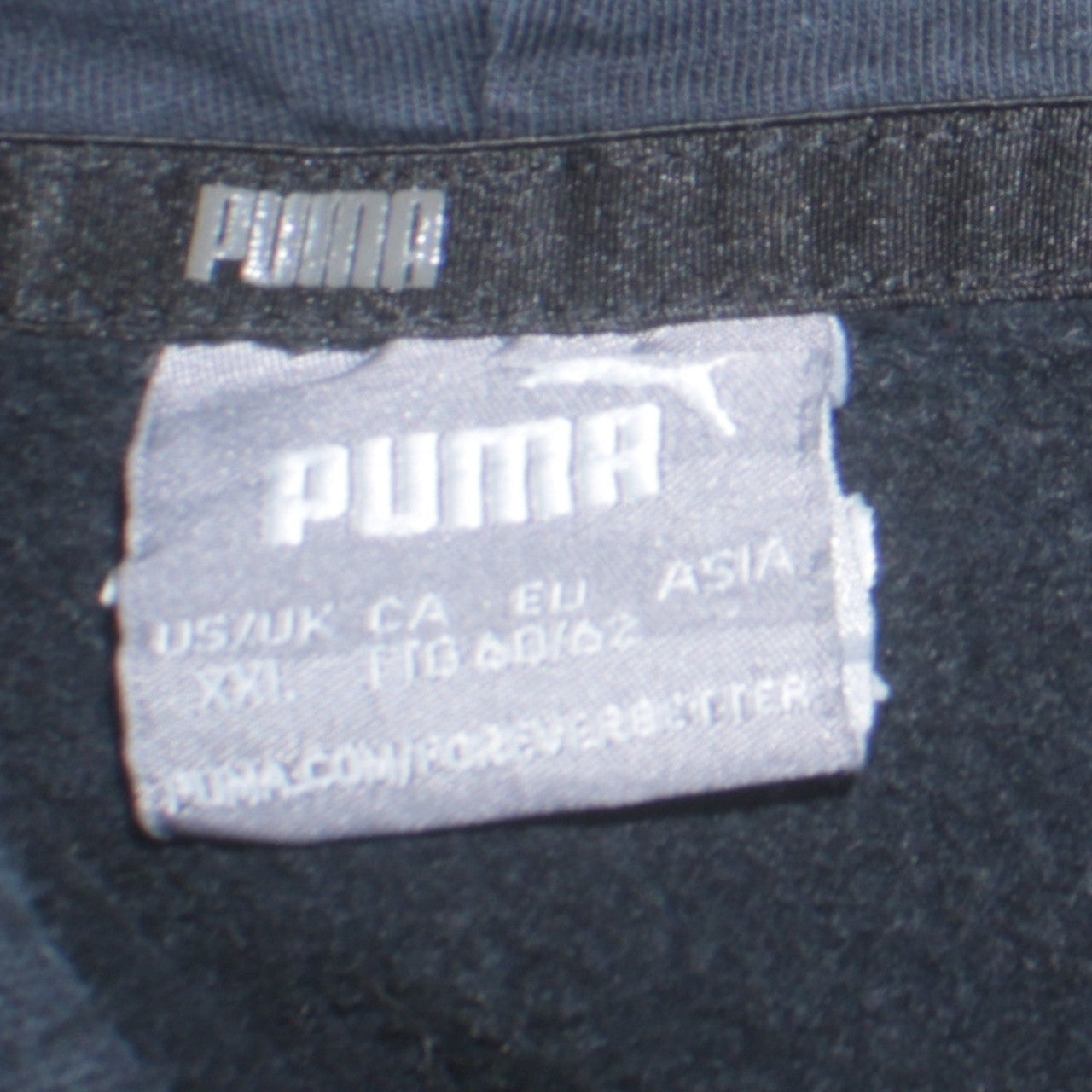 Mens UK Size 2XL PUMA Black Pullover Hoodie