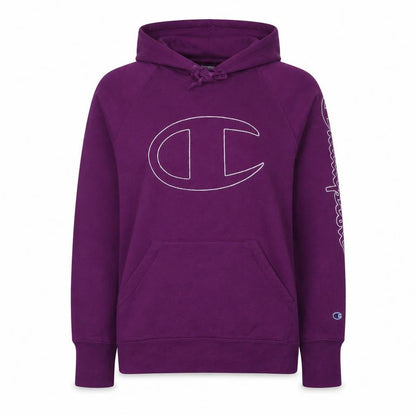 Womens UK Size L Champion Purple Pullover Hoodie