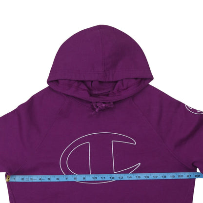 Womens UK Size L Champion Purple Pullover Hoodie