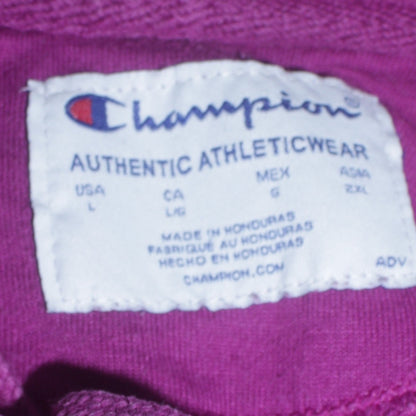 Womens UK Size L Champion Purple Pullover Hoodie