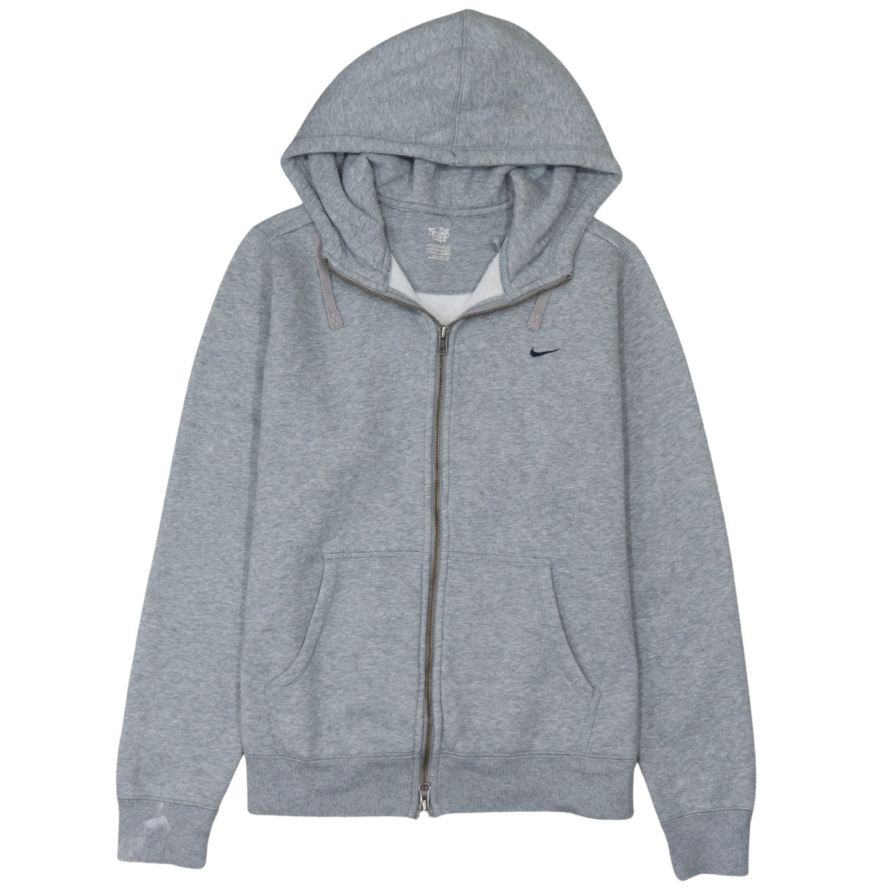 Womens UK Size XL Nike Grey Full Zip Hoodie