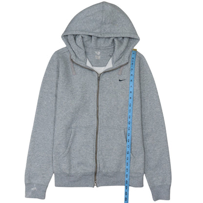 Womens UK Size XL Nike Grey Full Zip Hoodie