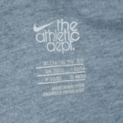 Womens UK Size XL Nike Grey Full Zip Hoodie