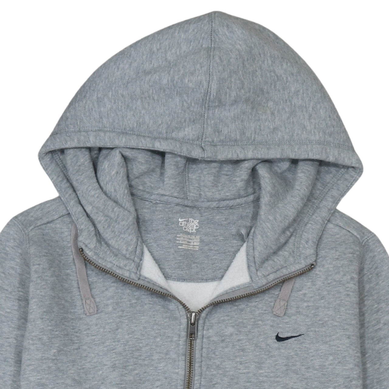 Womens UK Size XL Nike Grey Full Zip Hoodie