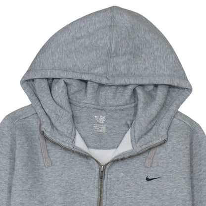 Womens UK Size XL Nike Grey Full Zip Hoodie
