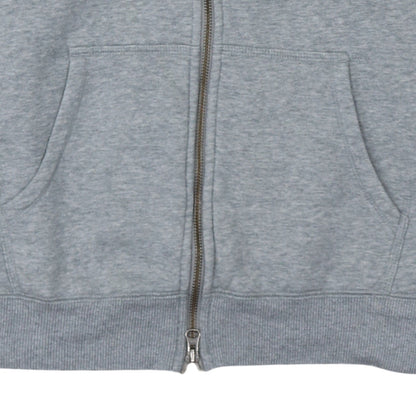 Womens UK Size XL Nike Grey Full Zip Hoodie