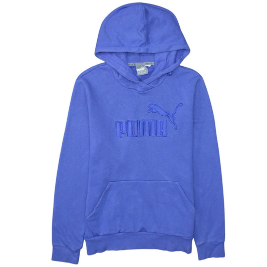 Womens UK Size 16 PUMA Blue Pullover Hoodie