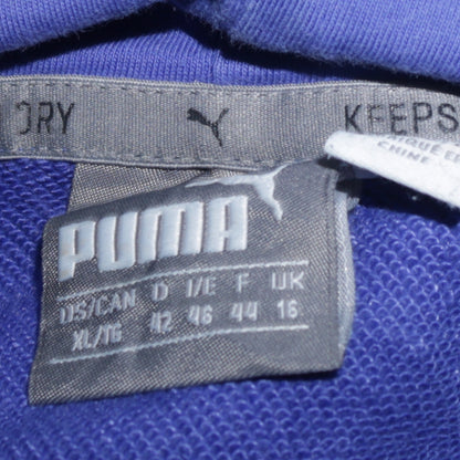 Womens UK Size 16 PUMA Blue Pullover Hoodie