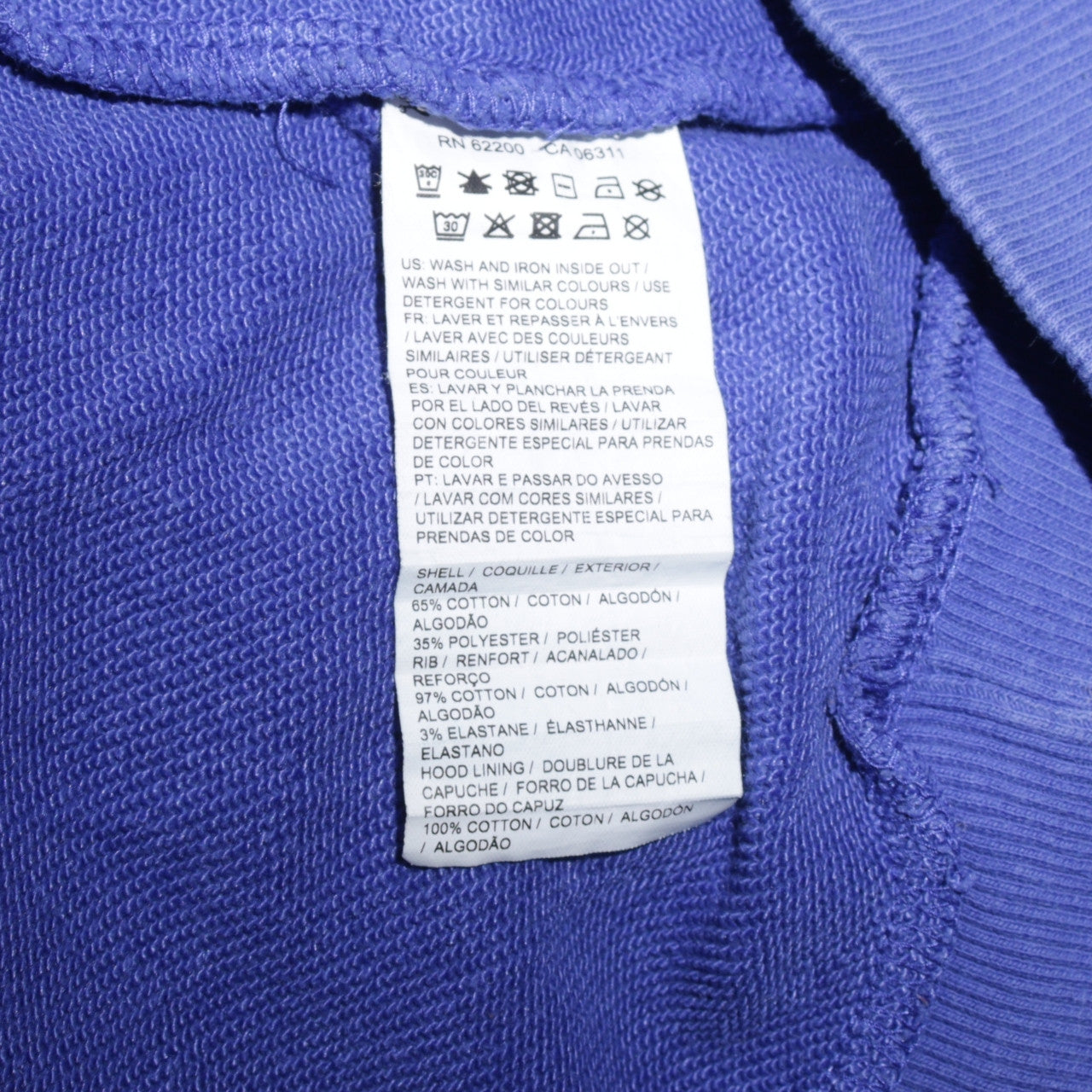 Womens UK Size 16 PUMA Blue Pullover Hoodie