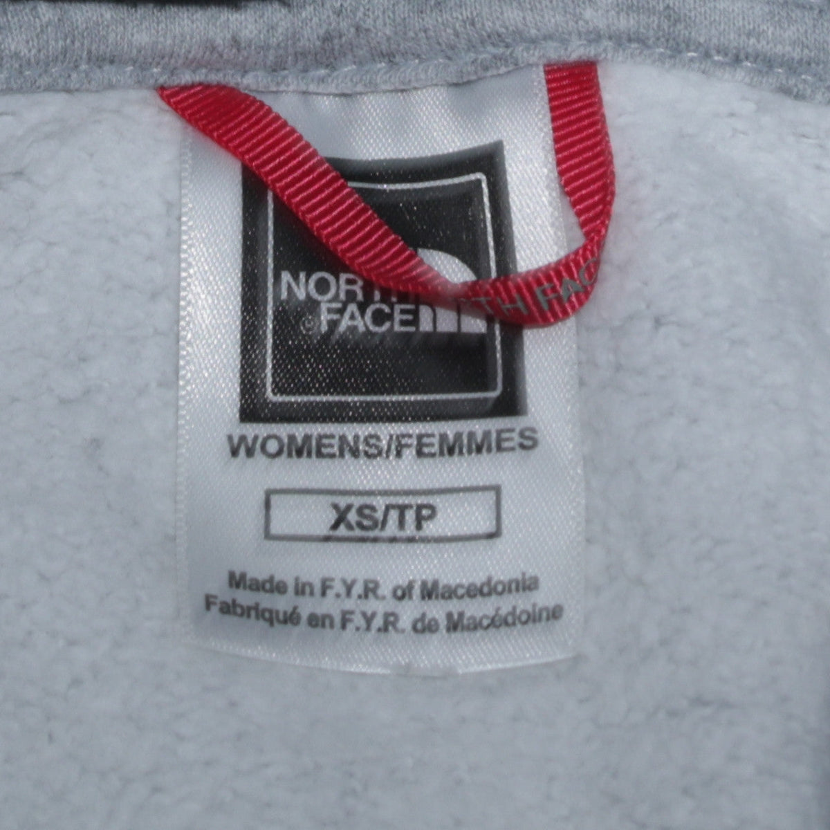 Womens UK Size XS The North Face Grey Pullover Hoodie