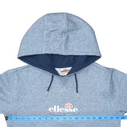 Mens UK Size XS ellesse Blue Pullover Hoodie