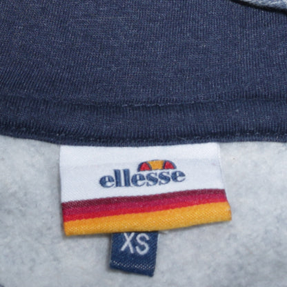 Mens UK Size XS ellesse Blue Pullover Hoodie