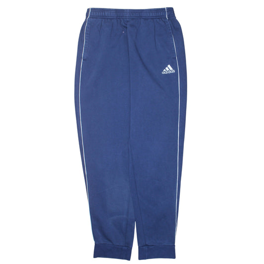 Mens UK Size L adidas Regular Fit Track Pants Blue Trousers