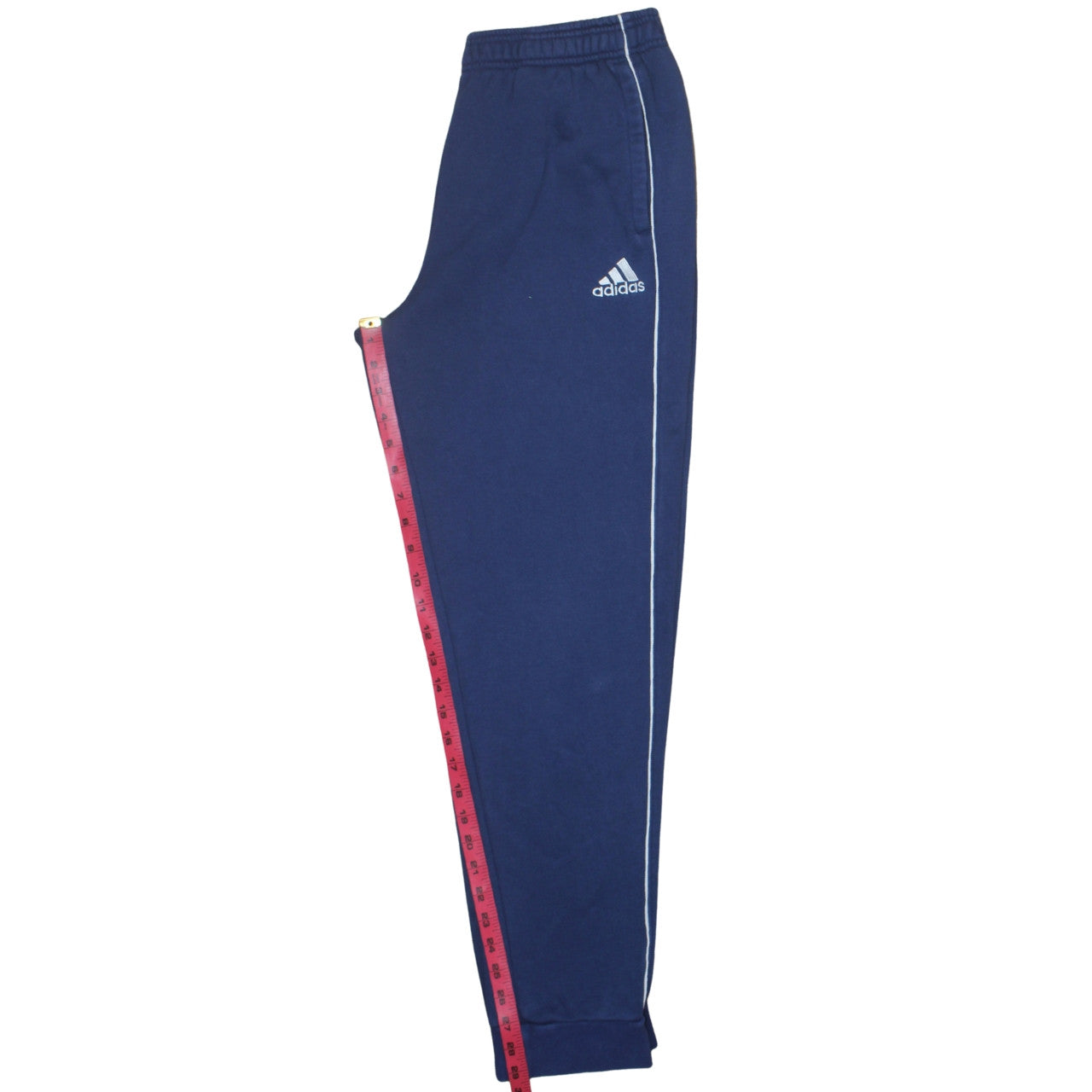 Mens UK Size L adidas Regular Fit Track Pants Blue Trousers