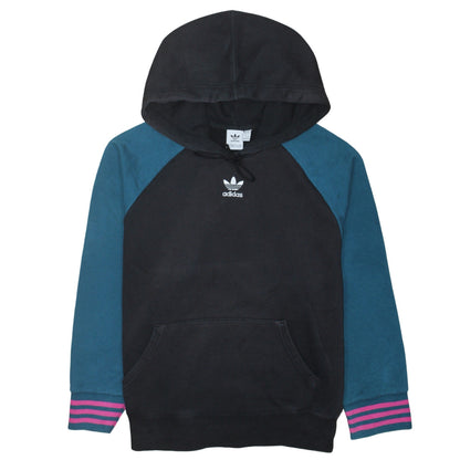 Womens UK Size 10 adidas Black Pullover Hoodie