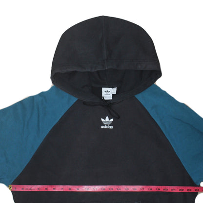 Womens UK Size 10 adidas Black Pullover Hoodie