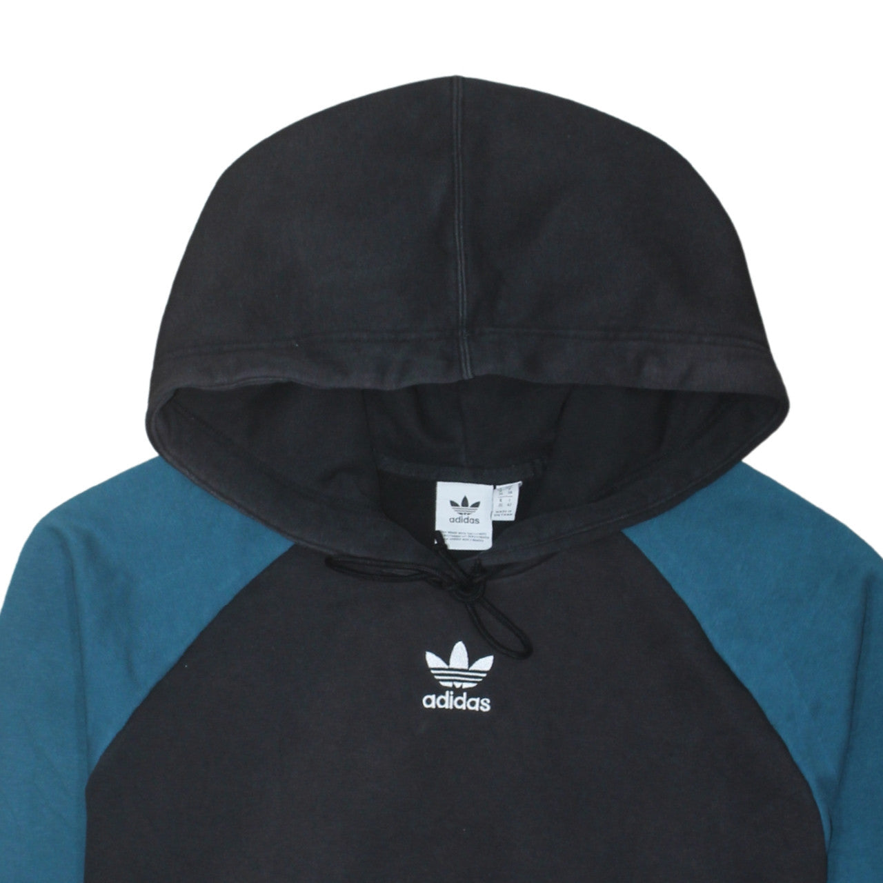 Womens UK Size 10 adidas Black Pullover Hoodie