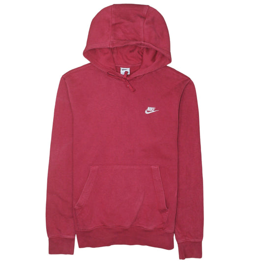 Mens UK Size S Nike Red Pullover Hoodie