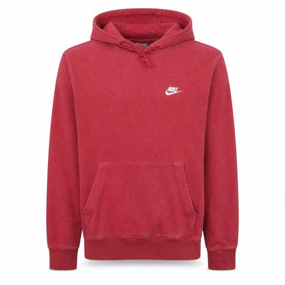 Mens UK Size S Nike Red Pullover Hoodie