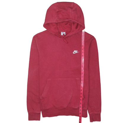Mens UK Size S Nike Red Pullover Hoodie