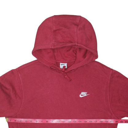 Mens UK Size S Nike Red Pullover Hoodie