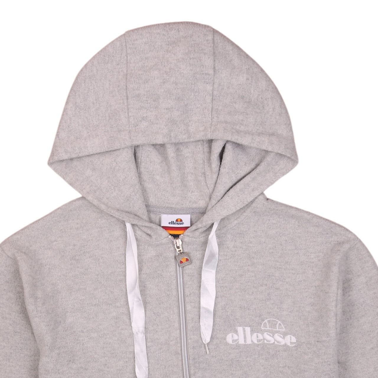 Womens UK Size 8 ellesse Grey Full Zip Hoodie