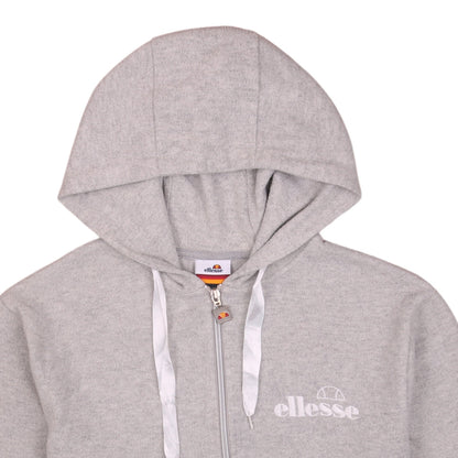 Womens UK Size 8 ellesse Grey Full Zip Hoodie