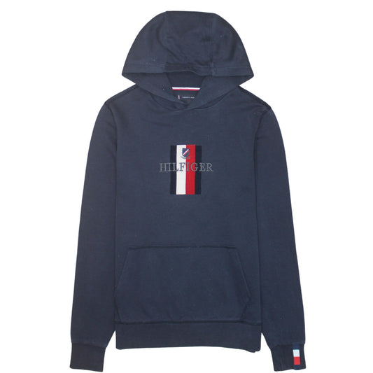 Mens UK Size S Tommy Hilfiger Blue Pullover Hoodie