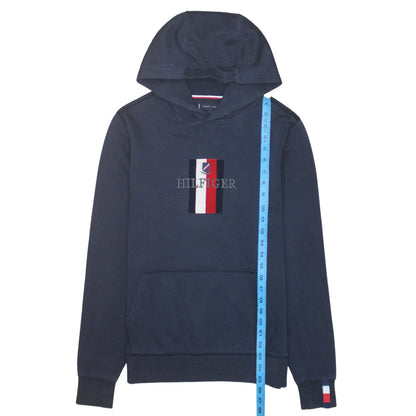 Mens UK Size S Tommy Hilfiger Blue Pullover Hoodie