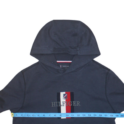 Mens UK Size S Tommy Hilfiger Blue Pullover Hoodie