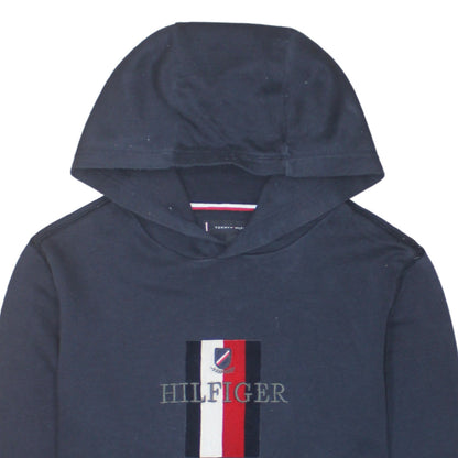 Mens UK Size S Tommy Hilfiger Blue Pullover Hoodie