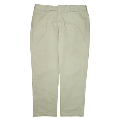 Mens UK Size 38X32 Dickies Regular Fit Chino Beige Trousers