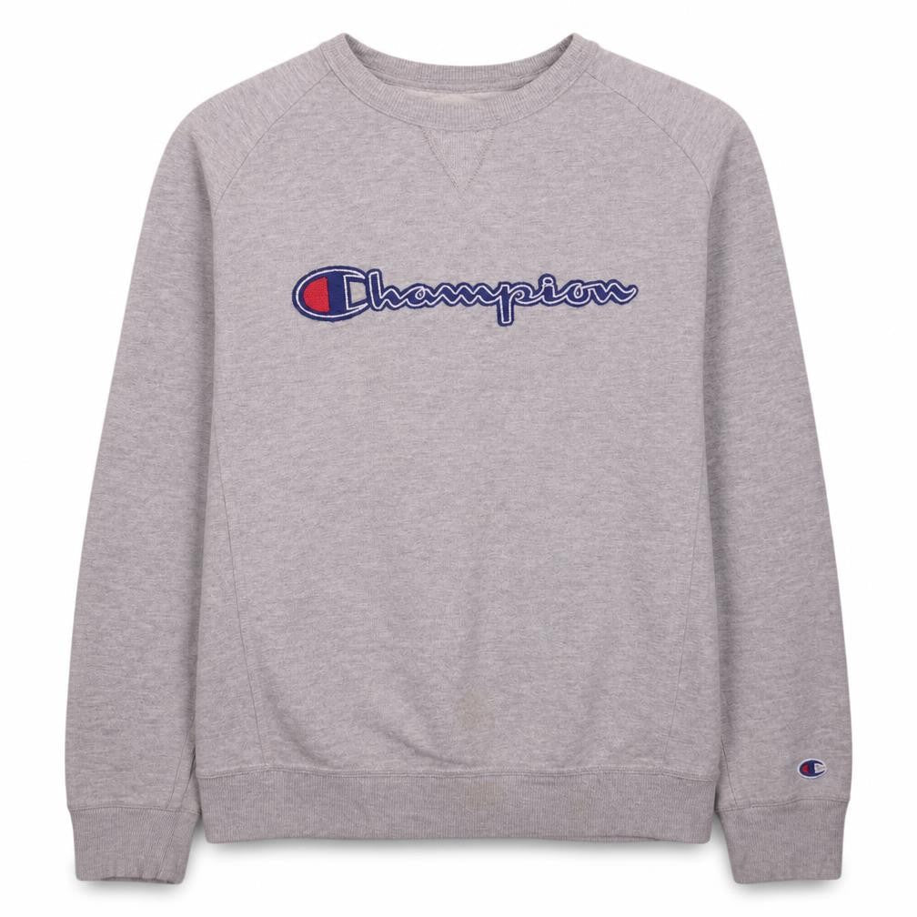 Mens UK Size M Champion Grey Pullover Sweatshirt