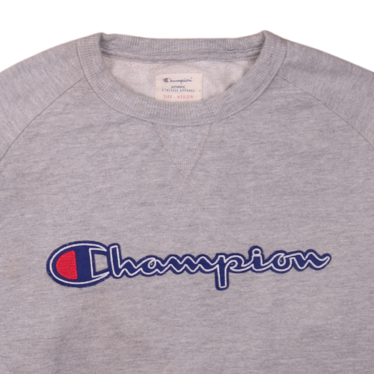 Mens UK Size M Champion Grey Pullover Sweatshirt