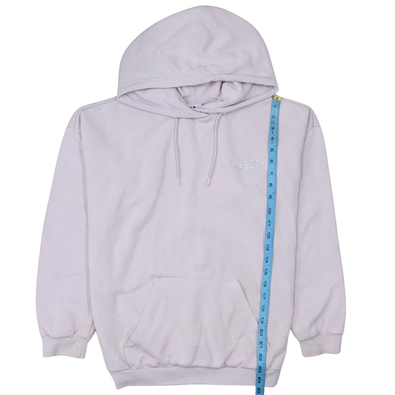 Womens UK Size 10 adidas Purple Pullover Hoodie