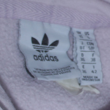 Womens UK Size 10 adidas Purple Pullover Hoodie